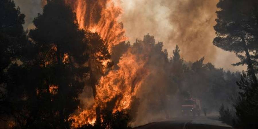 Πυρκαγιές σε Χίο και Σέμπρωνα Χανίων