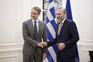 Η στρατηγική του ΕΛΚ στο επίκεντρο της συνάντησης Μητσοτάκη-Βέμπερ