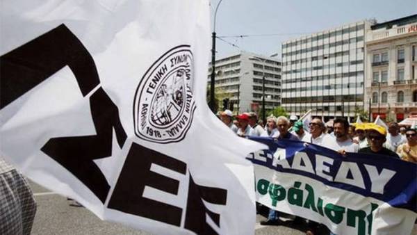 ΓΣΕΕ: 24ωρη γενική απεργία στις 30/5