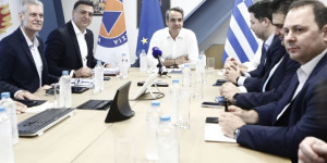 Στο Υπουργείο Κλιματικής Κρίσης και Πολιτικής Προστασίας ο Μητσοτάκης