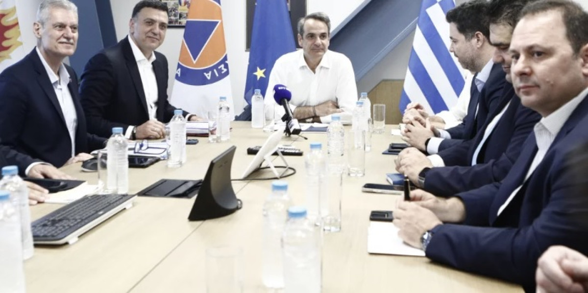 Στο Υπουργείο Κλιματικής Κρίσης και Πολιτικής Προστασίας ο Μητσοτάκης