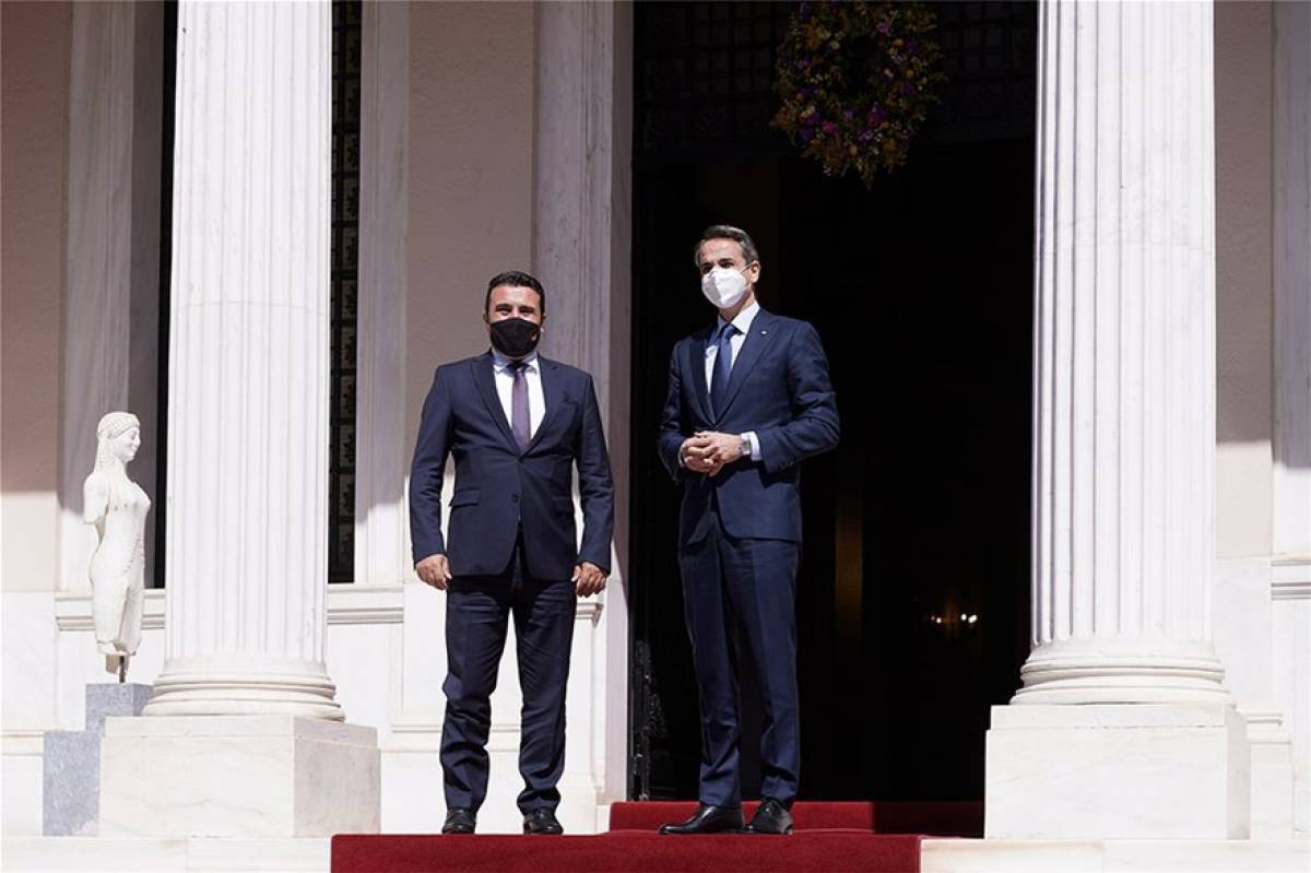 Ο Ζάεφ στο Μαξίμου-Το μήνυμα Μητσοτάκη για ΕΕ και... Πρέσπες