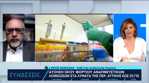 Θωμαΐδης: Στο 90% η αύξηση ιών στα λύματα της Αττικής