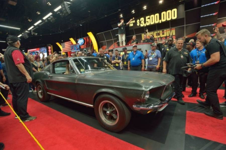 Η Mustang GT390 του Μπούλιτ πουλήθηκε σε δημοπρασία 3.4 εκατ. δολάρια