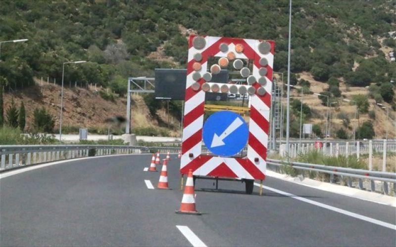 Κυκλοφοριακές ρυθμίσεις από Δευτέρα στην Αθηνών-Κορίνθου
