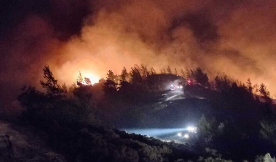 Ρόδος: Μήνυμα 112 για την εκκένωση του χωριού Λάερμα