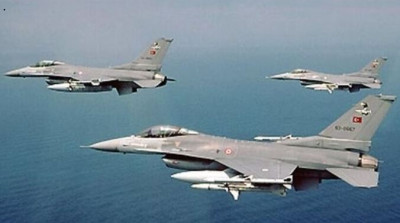 Τουρκικά μαχητικά F16 πέταξαν πάνω από την Κίναρο