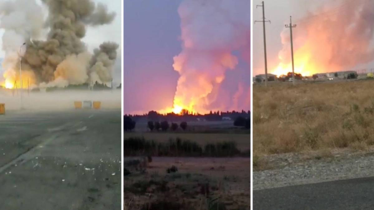 Πολύνεκρη έκρηξη σε αποθήκη πυρομαχικών στο Καζακστάν (videos)