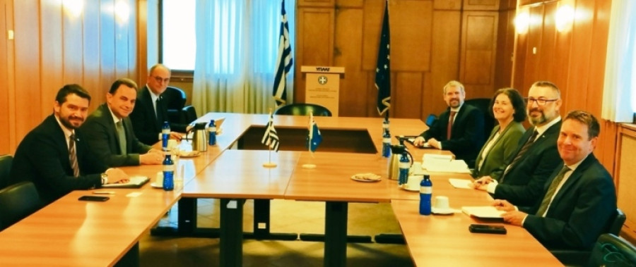 Γεωργαντάς: Συνάντηση με τον Αυστραλό πρέσβη-Σημείο αναφοράς τα ΠΟΠ/ΠΓΕ προϊόντα