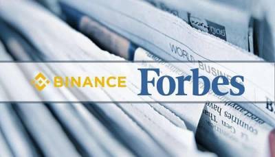 H Binance επενδύει 200 εκατ. δολάρια στο Forbes
