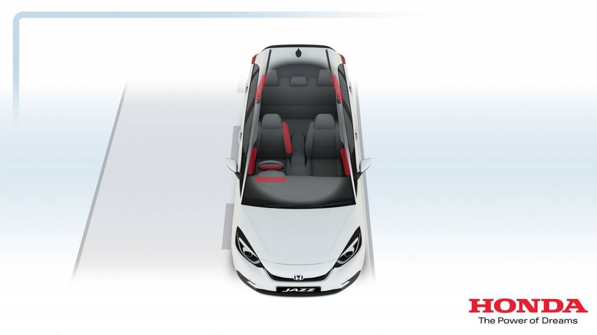 Νέο HONDA JAZZ: Ολοκληρωμένο πακέτο ασφάλειας με νέο σύστημα αερόσακου