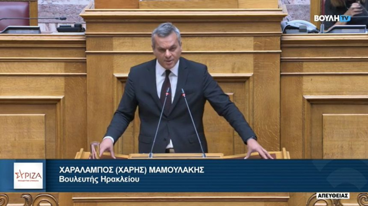 Μαμουλάκης για ΒΟΑΚ: Πέντε χρόνια αβελτηρίας, πέντε χρόνια κωλυσιεργίας
