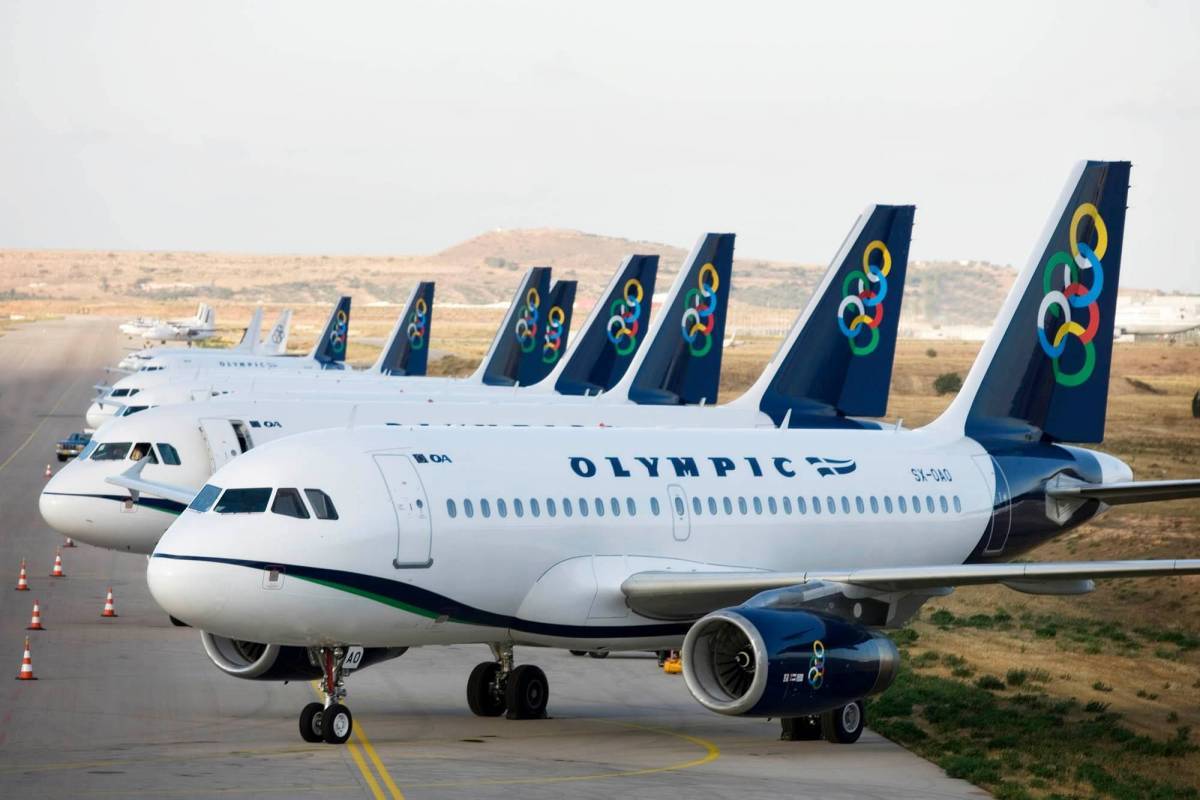 Τροποποιήσεις πτήσεων της Olympic Air, λόγω της απεργίας