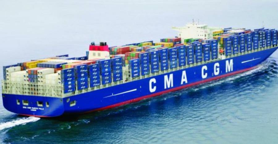 CMA CGM: Μειώθηκαν κατά 4% οι συνολικές εκπομπές των πλοίων
