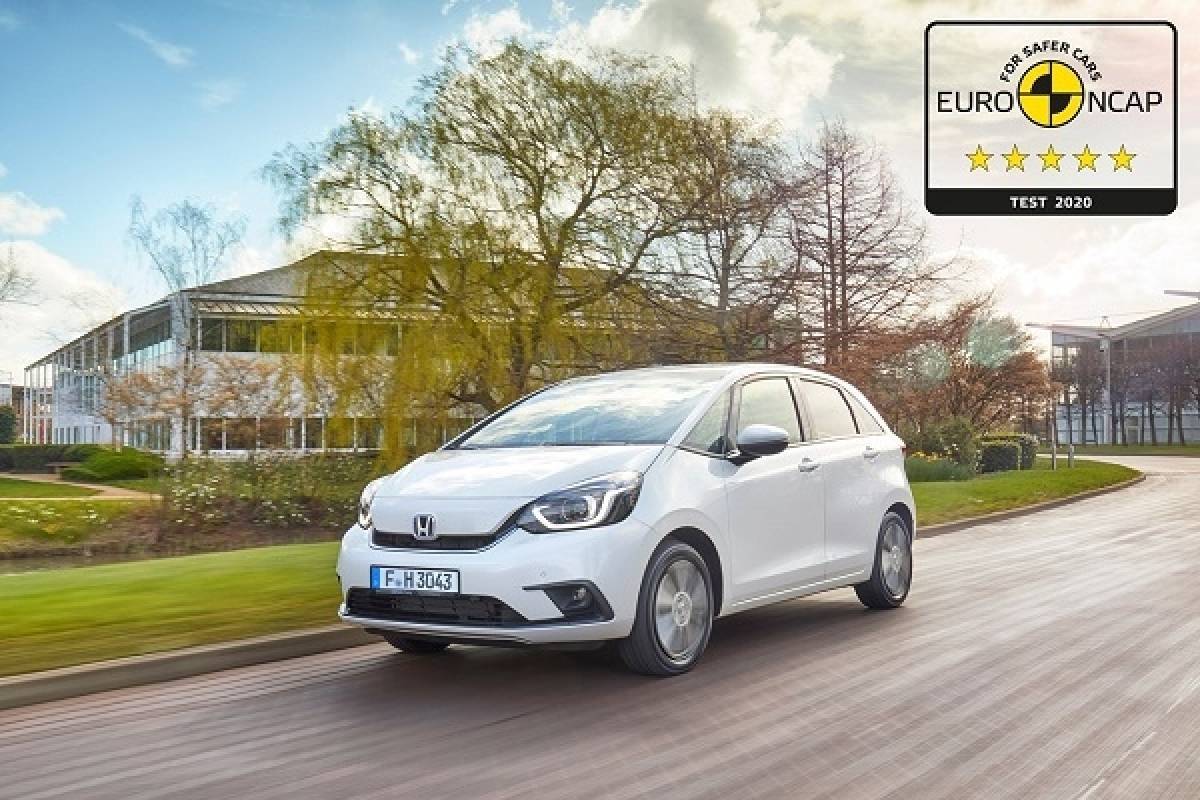 Το Honda Jazz e:HEV βαθμολογήθηκε με 5 αστέρια στις δοκιμές πρόσκρουσης του Euro NCAP