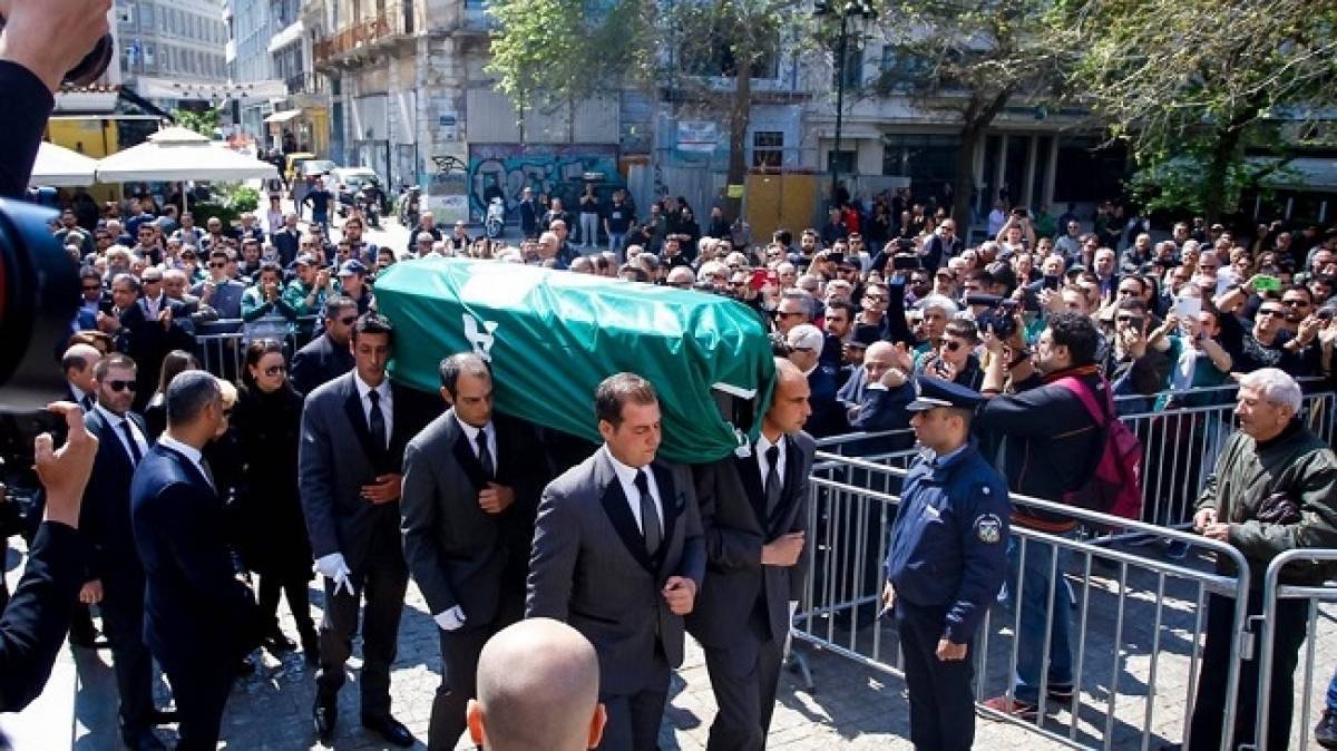 Το τελευταίο «αντίο» στον Θανάση Γιαννακόπουλο
