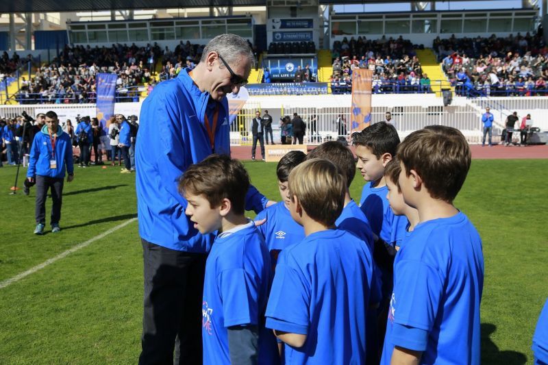 Ziegler: «Ο ΟΠΑΠ είναι εδώ για να στηρίζει τα παιδιά» (photos)