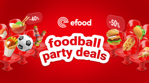 Ο τελικός θέλει efood: Foodball Party Deals από -25% ή 1+1 Jackaroo Chicken Melt