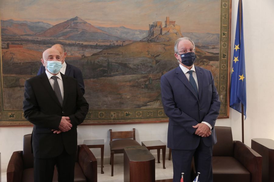 Συνάντηση Τασούλα με τον Πρόεδρο της Βουλής της Λιβύης
