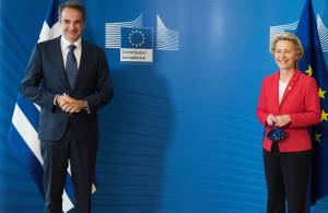 Τηλεδιάσκεψη Μητσοτάκη-Φον ντερ Λάιεν την Πέμπτη