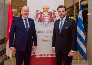 Επίσκεψη του Πρίγκηπα Αλβέρτου του Μονακό στην Αθήνα