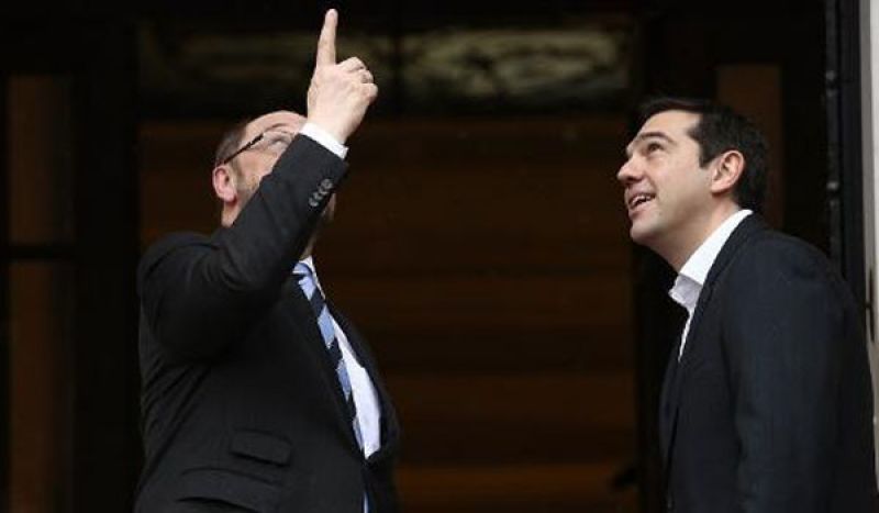 ΤΩΡΑ: «Μυστικό γεύμα» για Σούλτς-Τσίπρα (pic)