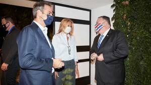 Το κρητικό... μενού του Πομπέο-Συναντήσεις με Μητσοτάκη για εξοπλιστικά, ελληνοτουρκικά