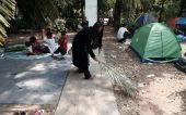 Χριστοδουλοπούλου: Μετεγκατάσταση των προσφύγων του Πεδίου Άρεως σε χώρο εκτός Αττικής