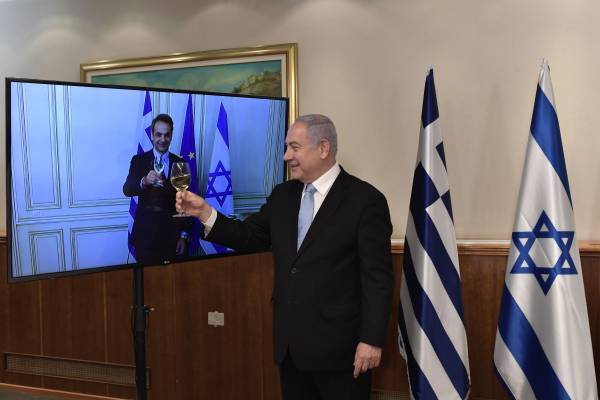 Τα… ήπιαν διαδικτυακά Κυριάκος - Νετανιάχου