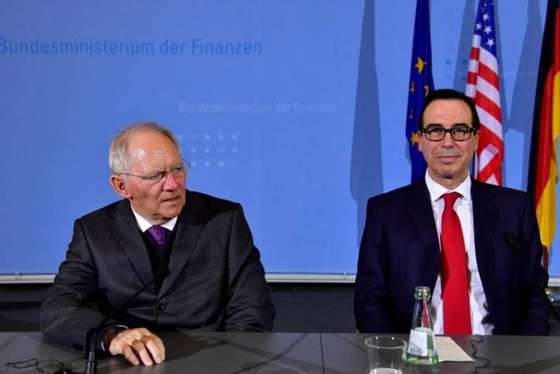 Για το γερμανικό εμπορικό πλεόνασμα συζήτησαν Mnuchin-Schaeuble