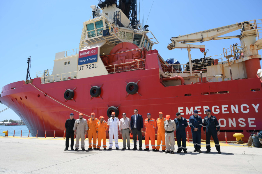 Στην Ερυθρά Θάλασσα το Ναυαγοσωστικό GIANT ώστε να στηρίξει και να προστατεύσει ελληνόκτητα πλοία