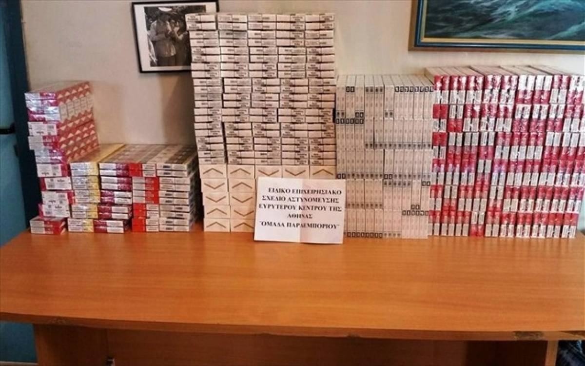 Μεγάλες ποσότητες λαθραίων τσιγάρων-καπνού στην κατοχή αλλοδαπών στον Κολωνό