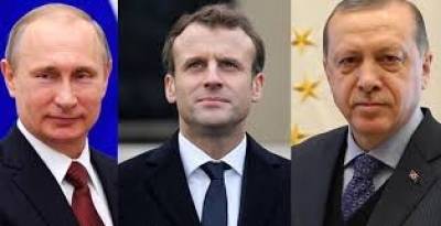 Θετική συνομιλία Πούτιν με Μακρόν-Επίθεση Ερντογάν στον Γάλλο Πρόεδρο