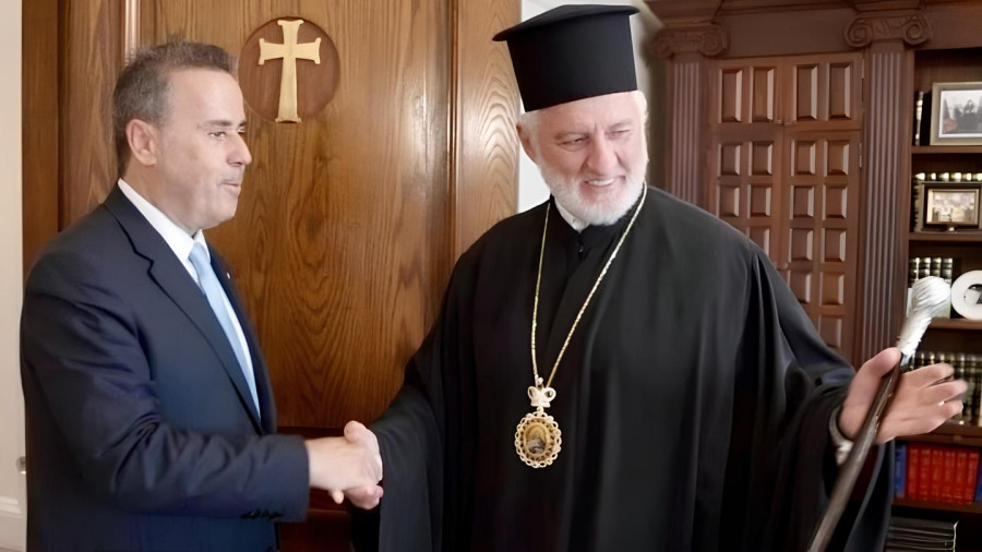 Συνάντηση Παπασταύρου με τον Αρχιεπίσκοπο Αμερικής Ελπιδοφόρο - Τι συζητήθηκε