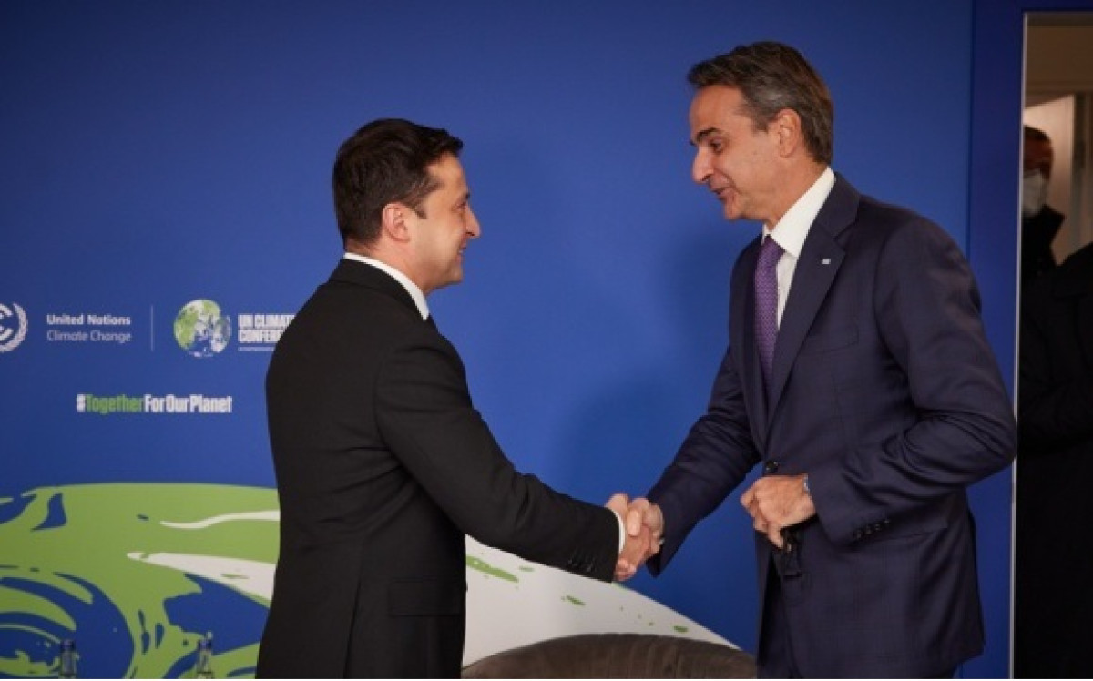«Ευχαριστώ» Ζελένσκι στον Μητσοτάκη για τη στήριξη στην Ουκρανία