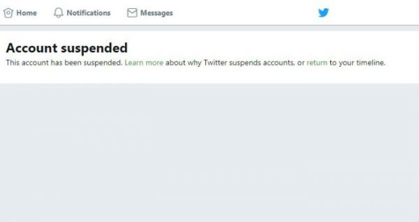 «Μαύρο» από το Twitter στον λογαριασμό της Χρυσής Αυγής
