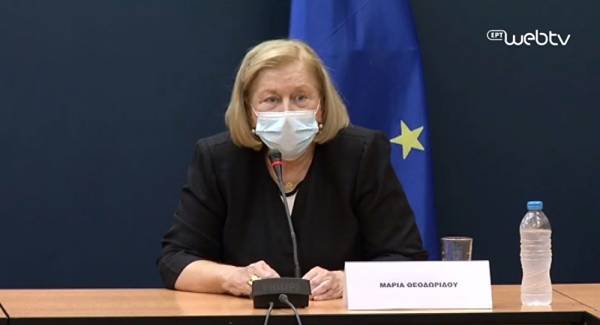 Θεοδωρίδου: Πιθανώς τον Ιανουάριο η έναρξη του εμβολιασμού