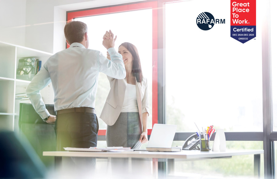 H RAFARM έλαβε το πιστοποιητικό «Great Place to Work»