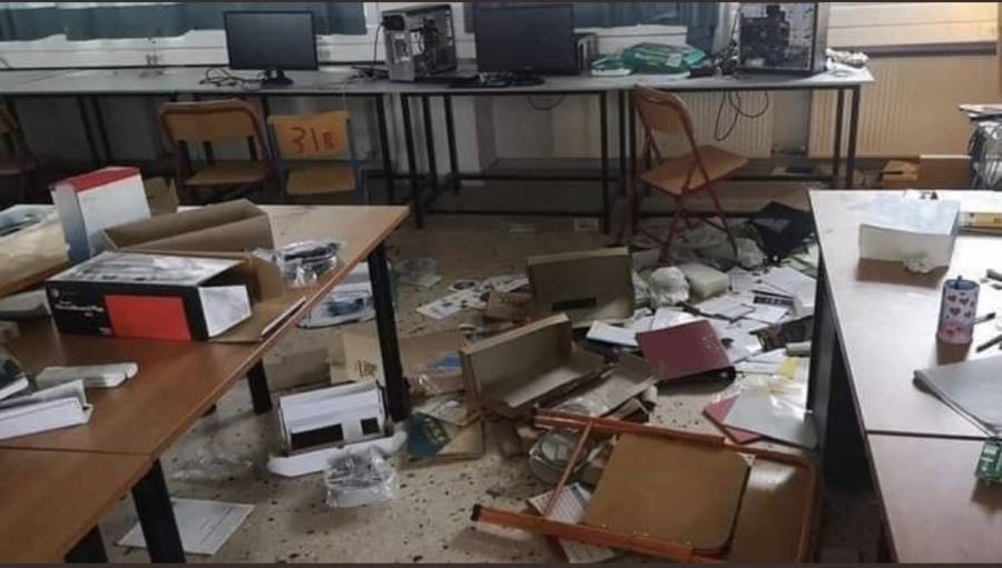 Οι εικόνες καταστροφής και η υποκρισία των καταλήψεων