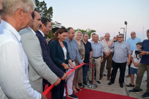 Η Όλγα Κεφαλογιάννη εγκαινίασε την αναβαθμισμένη Μαρίνα Αγίου Νικολάου