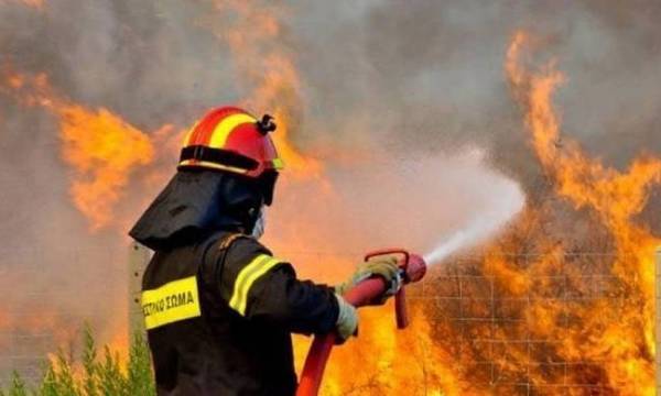 Σε εξέλιξη φωτιά στην Κερατέα