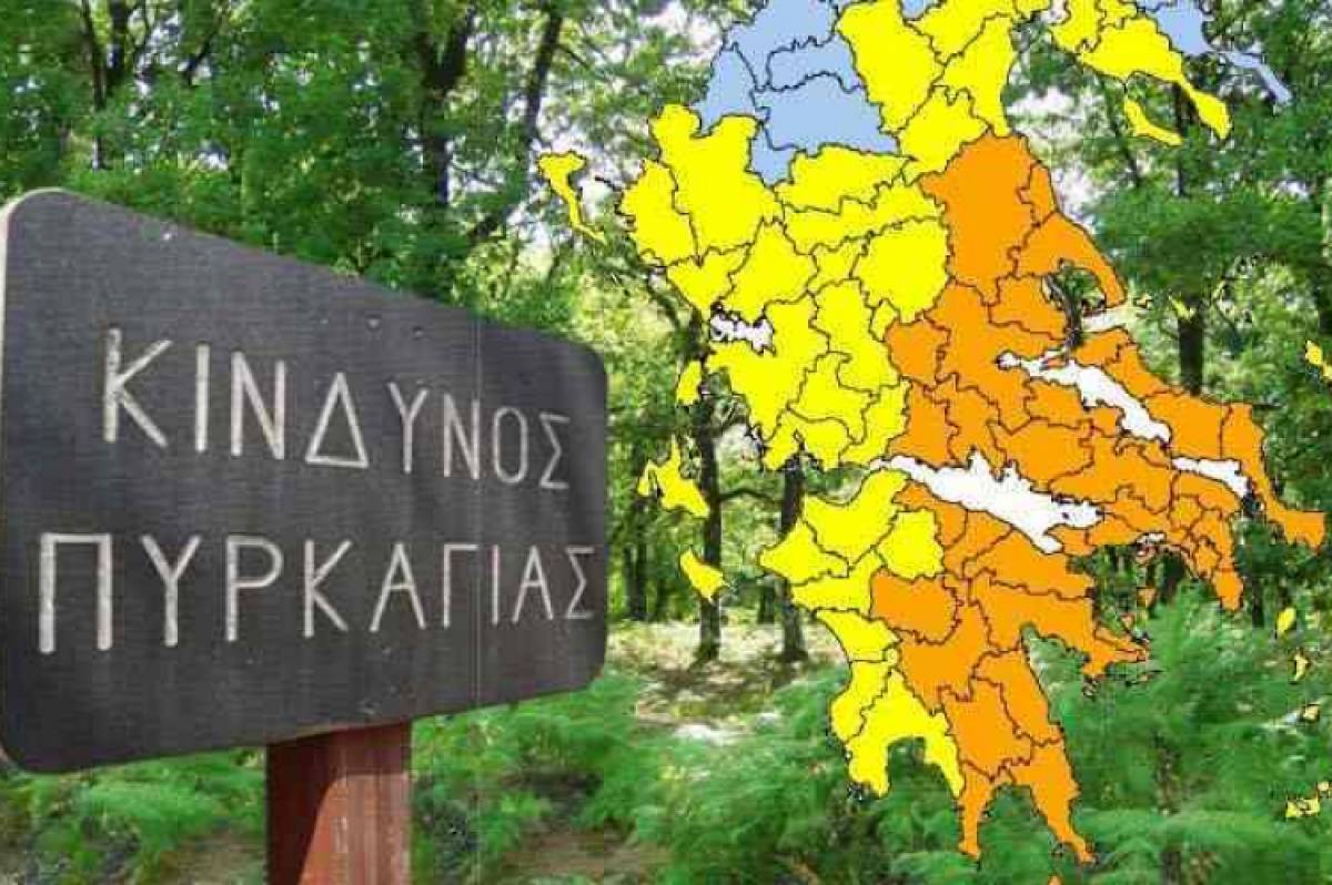 ΓΓΠΠ: Που υπάρχει ισχυρός κίνδυνος πυρκαγιάς το Σάββατο (17/7)