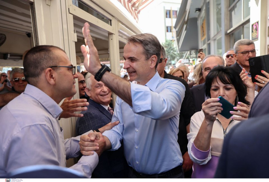 Μητσοτάκης-Ν.Ιωνία: Μπροστά μας οι καλύτερες μέρες για την οικονομία