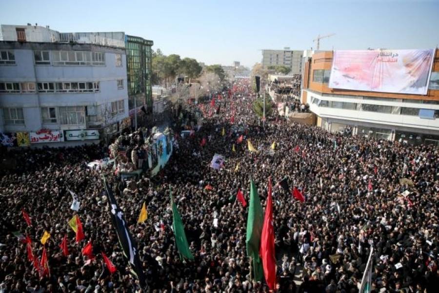 Ιράν: Τουλάχιστον 50 οι νεκροί στην κηδεία Σουλεϊμανί