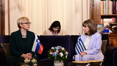 Σακελλαροπούλου: Οι διμερείς σχέσεις με τη Σλοβενία ενισχύονται συνεχώς