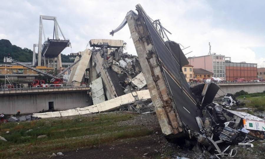 Γένοβα: Μεγαλώνει ο τραγικό απολογισμός από την κατάρρευση της γέφυρας