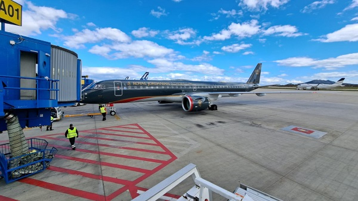 Το νέο αεροσκάφος της Royal Jordanian υποδέχθηκε ο ΔΑΑ