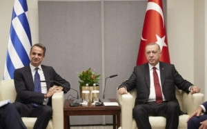 Ο Μητσοτάκης συνεχάρη τον Ερντογάν για την επανεκλογή του