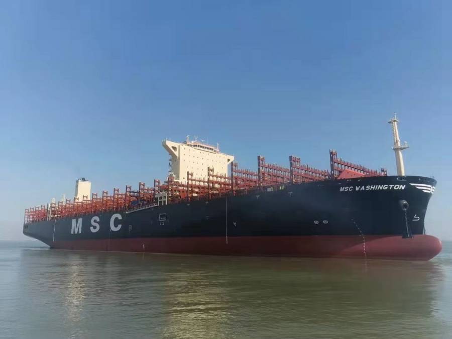 Το MSC Washington με LNG ολοκληρώνει τις θαλάσσιες δοκιμές