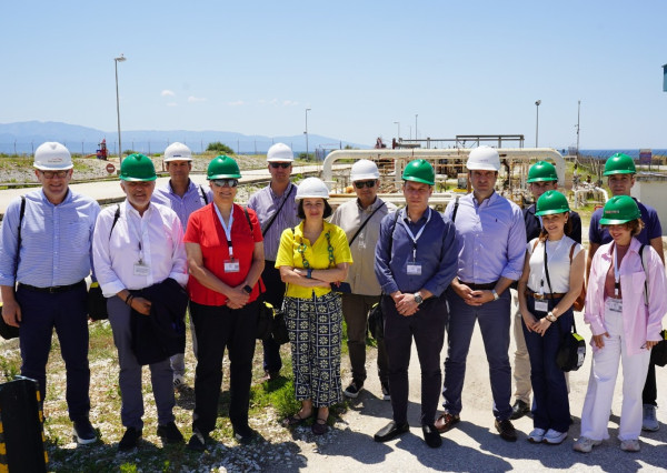 Energean: Στις εγκαταστάσεις του Πρίνου, η Πρόεδρος του Διεθνούς Επιμελητηρίου Μηχανικών Πετρελαίου